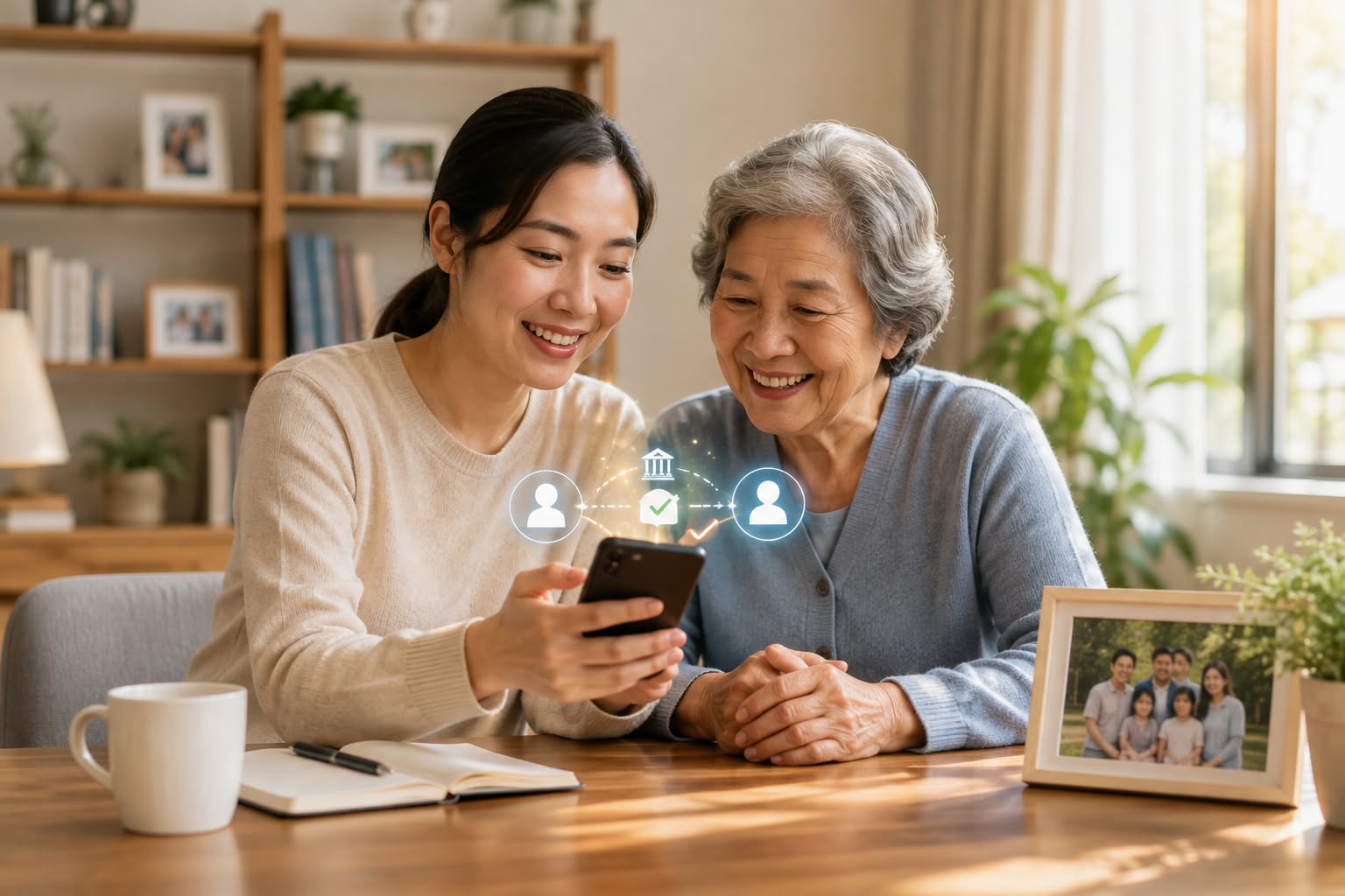 Chuyển tiền trợ cấp thân nhân