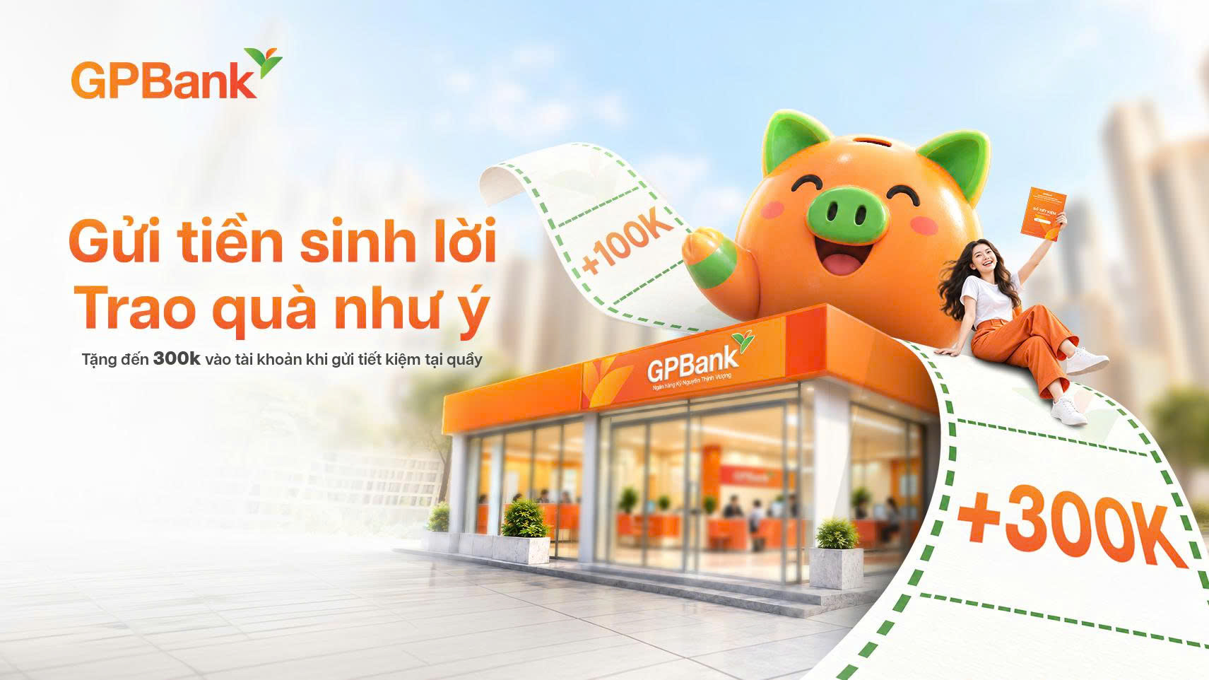 Gửi tiền sinh lời - Trao Quà Như ý