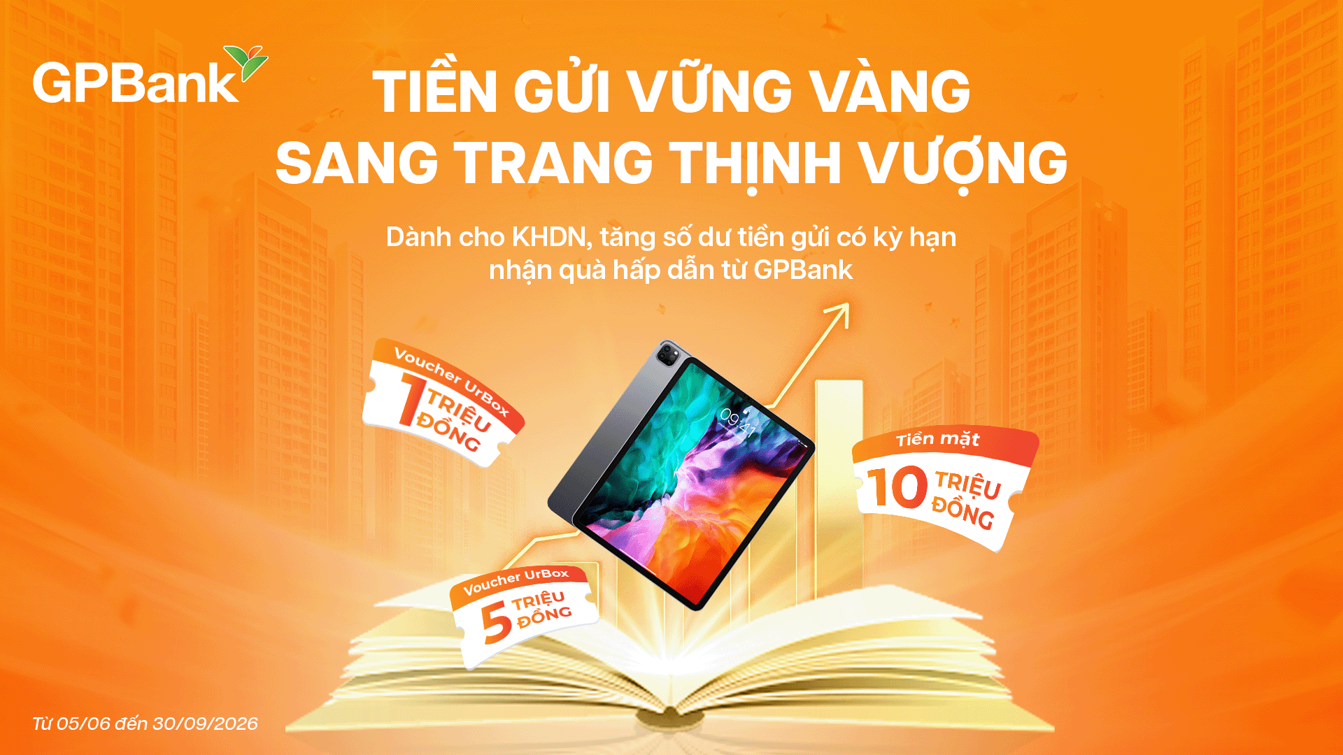 “TIỀN GỬI VỮNG VÀNG – SANG TRANG THỊNH VƯỢNG” Dành cho Khách hàng Doanh nghiệp
