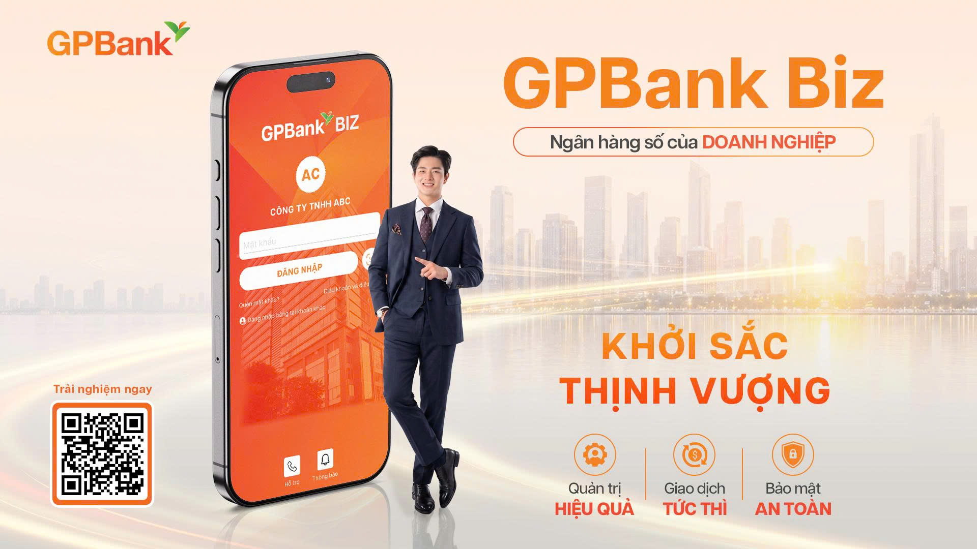 CHÍNH THỨC RA MẮT ỨNG DỤNG GPBANK BIZ: NGÂN HÀNG SỐ CỦA DOANH NGHIỆP – KHỞI SẮC THỊNH VƯỢNG