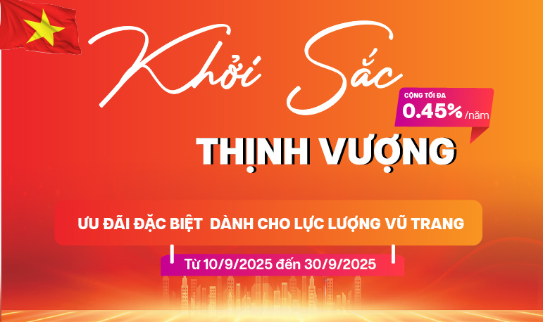CHƯƠNG TRÌNH KHUYẾN MẠI "KHỞI SẮC THỊNH VƯỢNG"