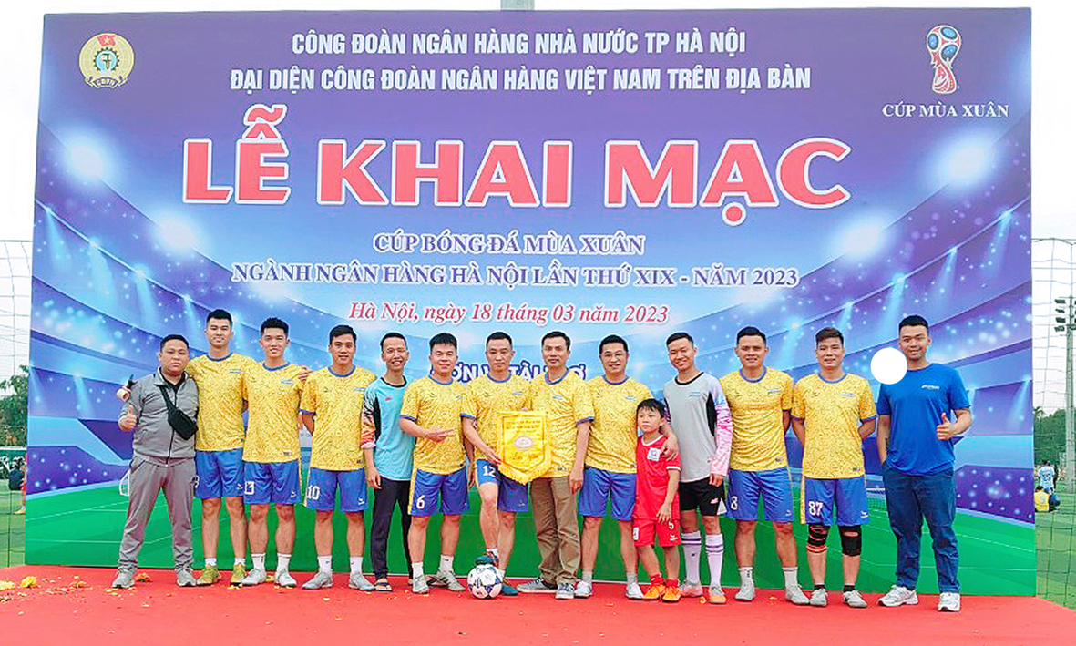 GPBank tham dự Cup bóng đá Mùa xuân ngành Ngân hàng Hà Nội lần thứ XIX năm 2023