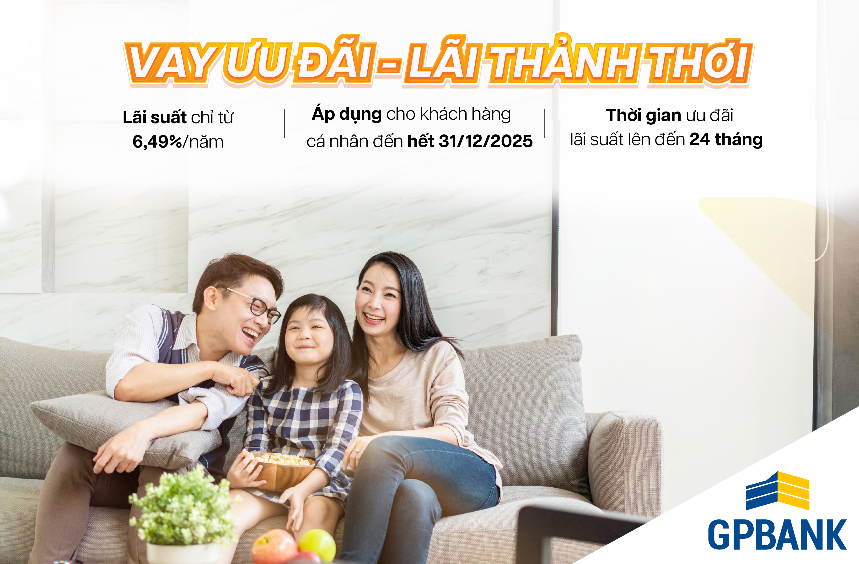 VAY ƯU ĐÃI – LÃI THẢNH THƠI