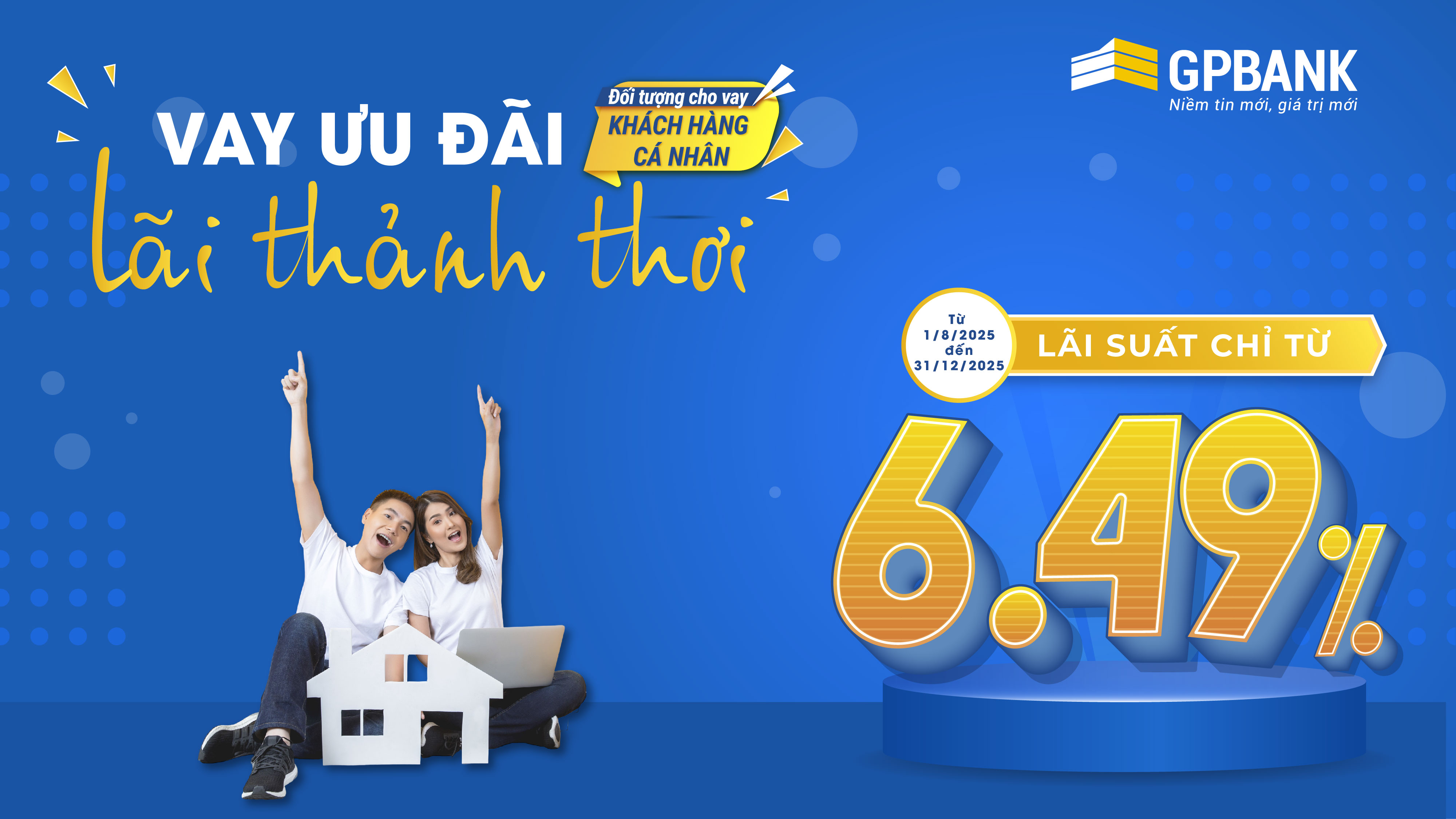 VAY ƯU ĐÃI – LÃI THẢNH THƠI