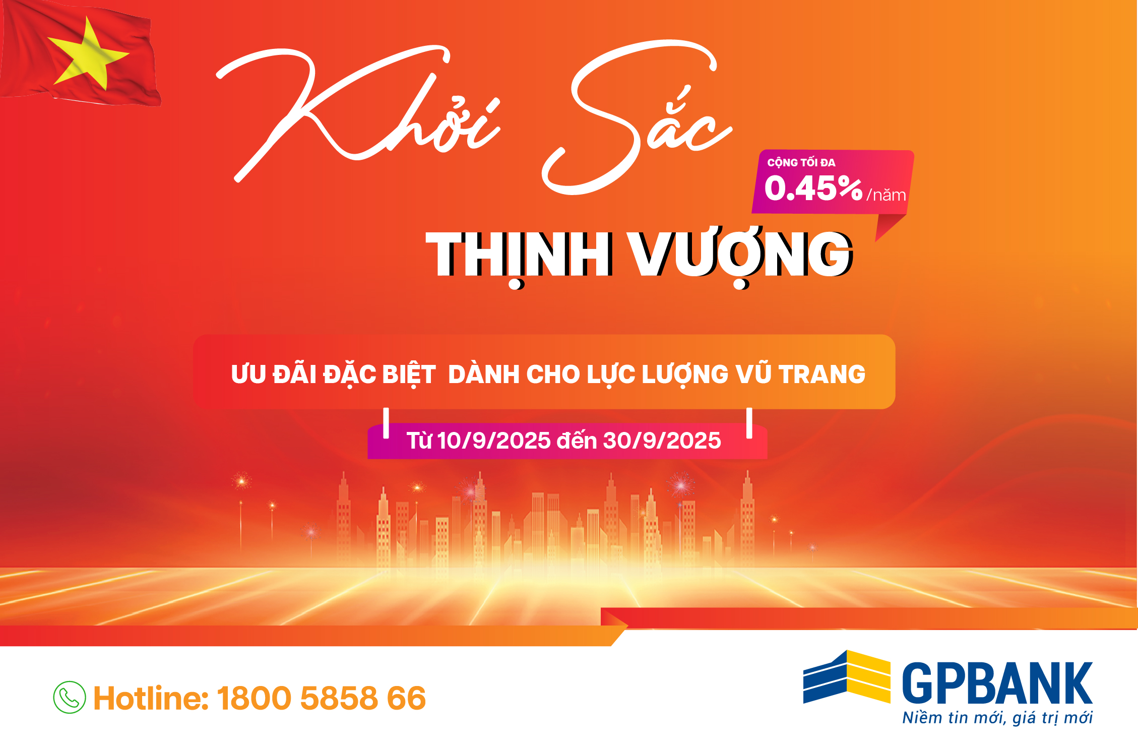 CHƯƠNG TRÌNH KHUYẾN MẠI "KHỞI SẮC THỊNH VƯỢNG"